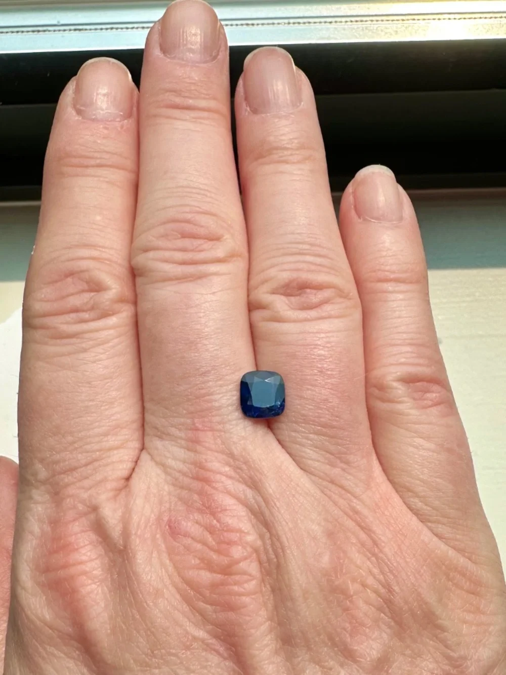 👑 1.54 CT Natural BLUE SAPPHIRE Certified Royal Blue Ceylon Gem